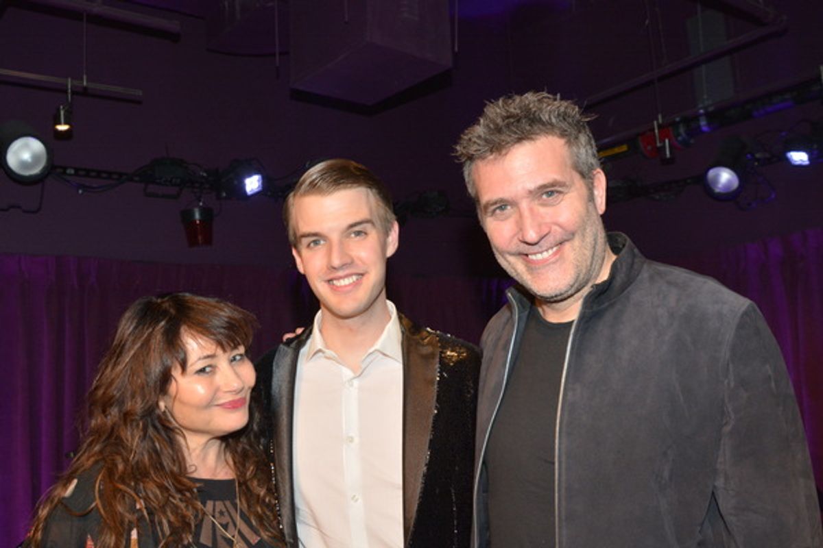 Frances Ruffelle, Mark William and Craig Bierko at 