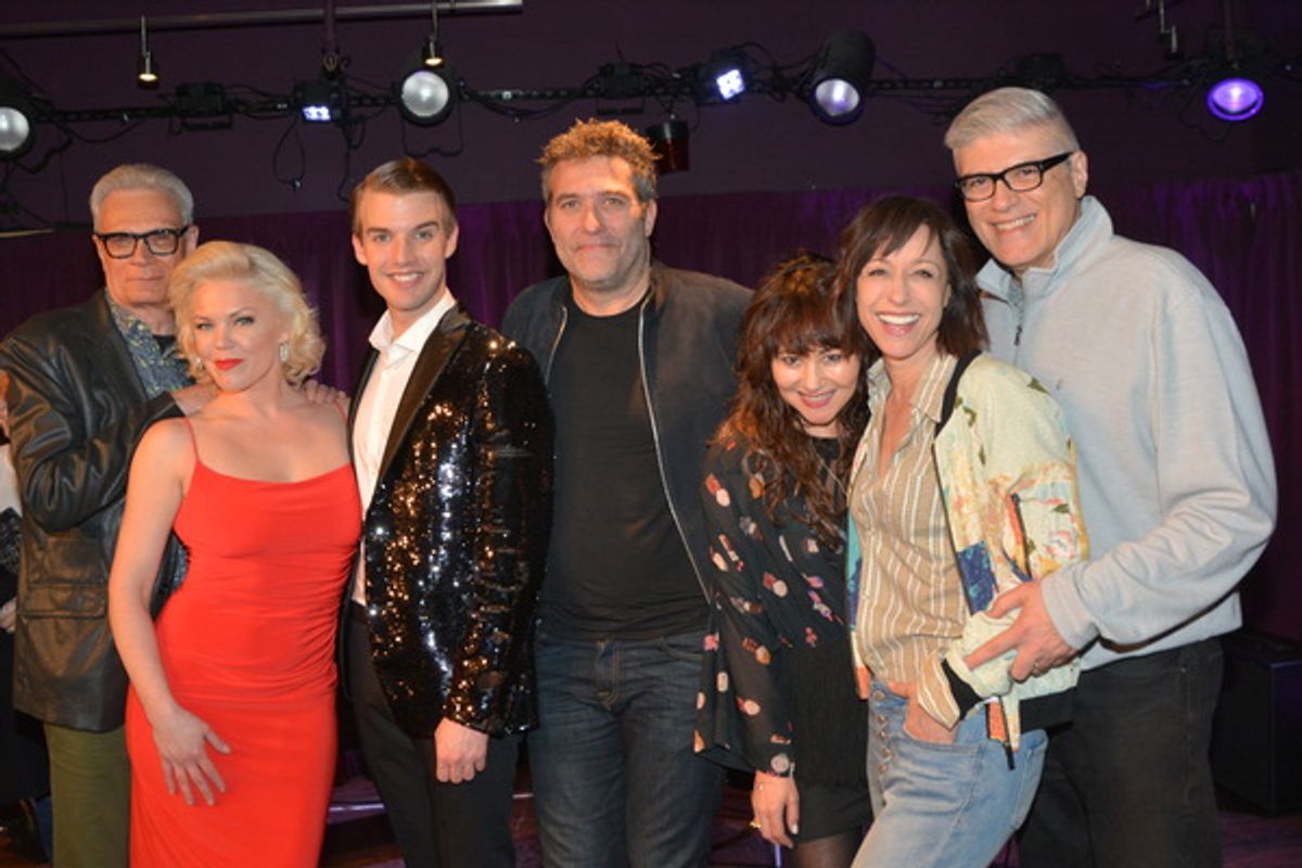 Preston Ridge, Robyn Hurder, Mark William, Craig Bierko, Frances Ruffelle, Paige Davis and Frank Fraver at 