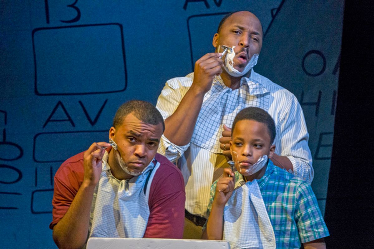 Bear Bellinger, Stephen Allen Jr and Nelson Simmons at 