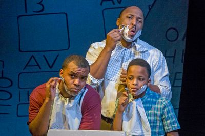 Bear Bellinger, Stephen Allen Jr and Nelson Simmons Photo