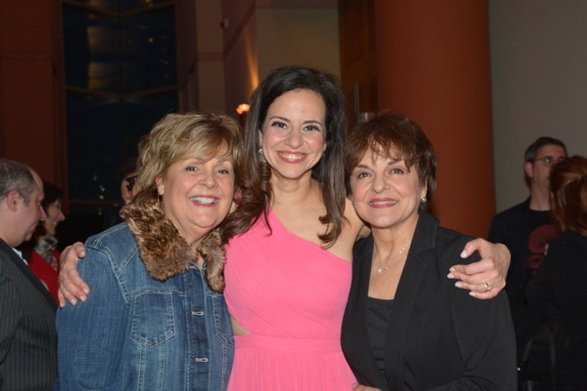 Rosalie Sposito, Mandy Gonzalez and Priscilla Lopez at 