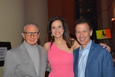 Sander Jacobs, Mandy Gonzalez and Louis D'Amrosio Photo