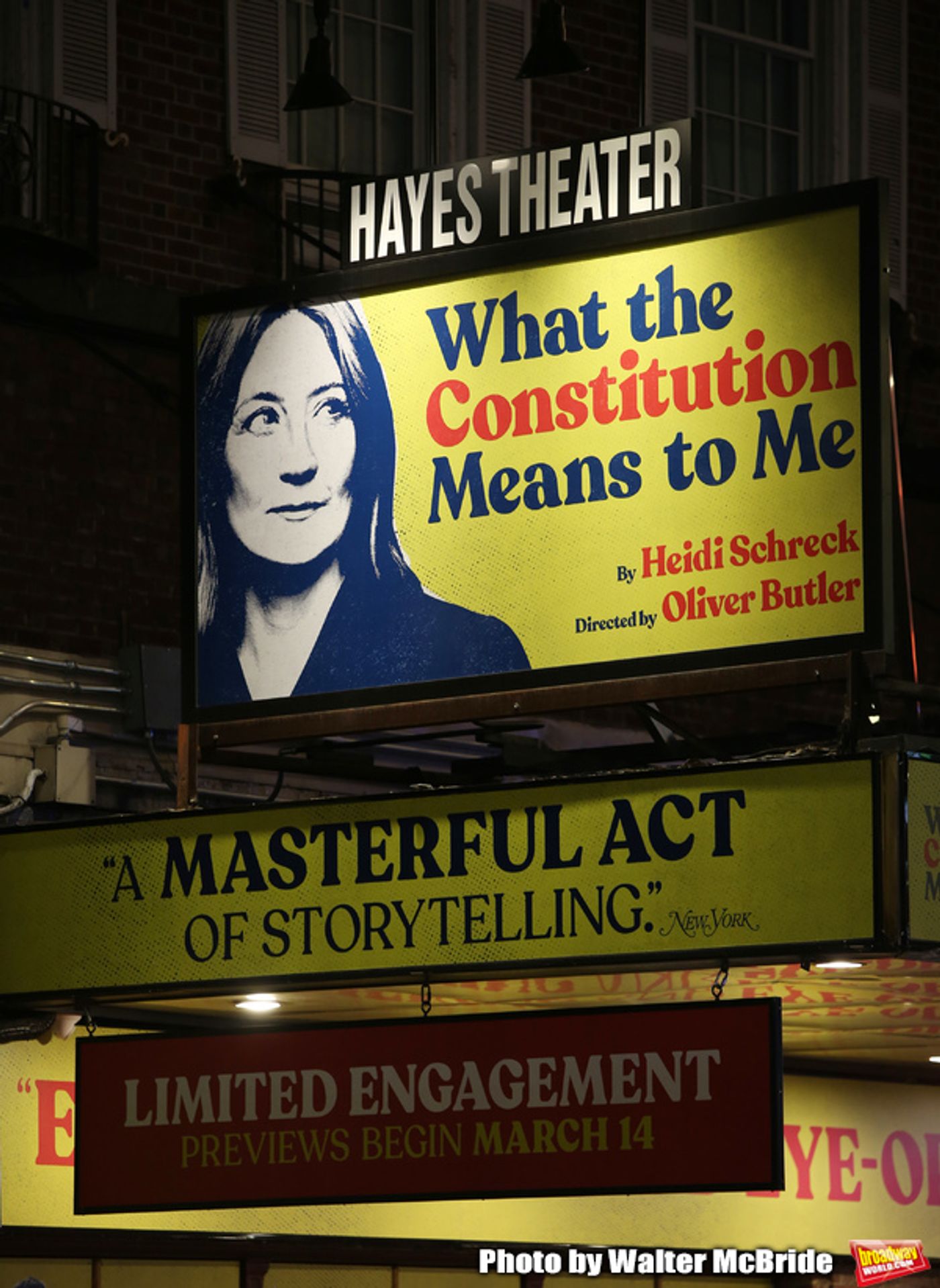 Photo Coverage: Heidi Schreck and the Cast of WHAT THE CONSTITUTION MEANS TO ME Take Opening Night Bows!  Image