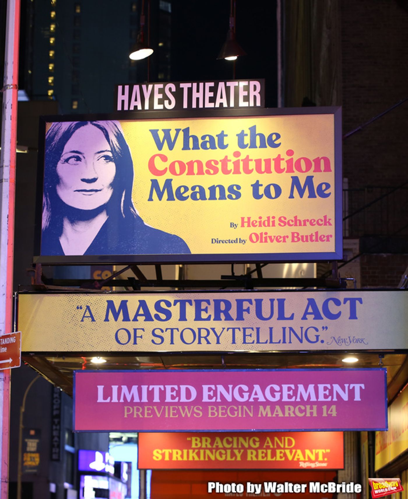 Photo Coverage: Heidi Schreck and the Cast of WHAT THE CONSTITUTION MEANS TO ME Take Opening Night Bows!  Image