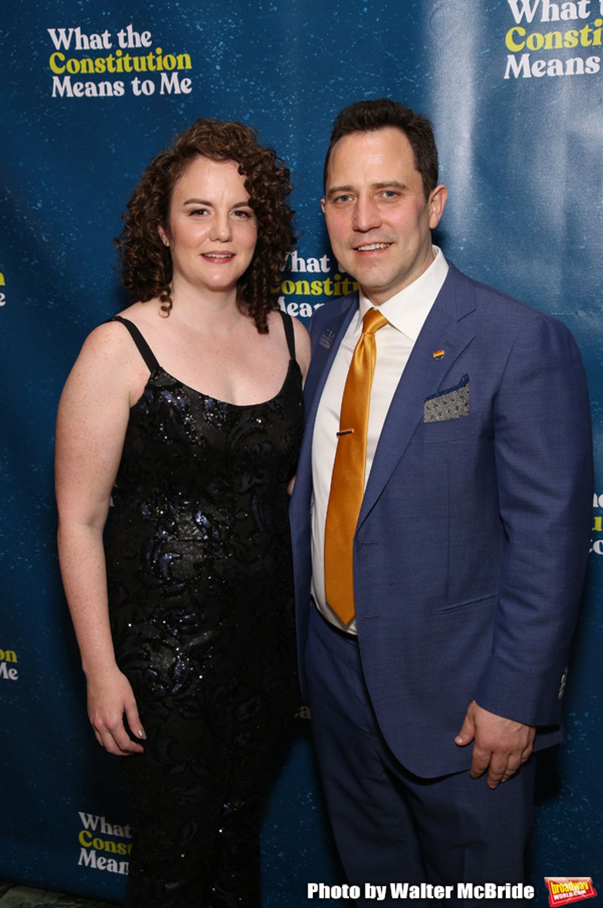 Oliver Butler with his fiance at 