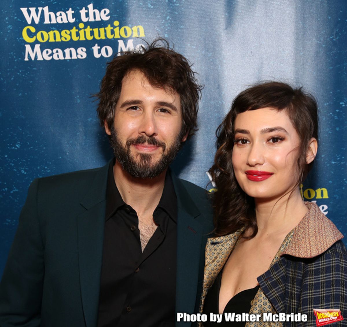 Josh Groban & Girlfriend Schuyler Helford at 