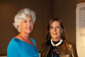 Susan Fraser - RIOULT Board member; Hope Greenfield - RIOULT Board Chair Photo