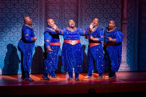 Deonte L. Warren, James Monroe Iglehart, Juwan Crawley, Michael James Scott, Major Attaway @ BroadwayWorld Deonte L. Warren, James Monroe Iglehart, Juwan Crawley, Michael James Scott, Major At Photo
