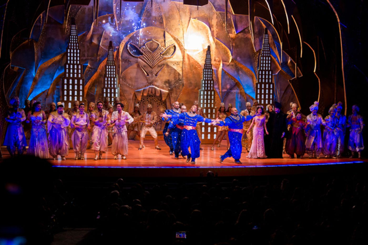 Photo Coverage: 5 Genies (and Disney Alumni) Celebrate ALADDIN's 5th Anniversary on Broadway!  Image