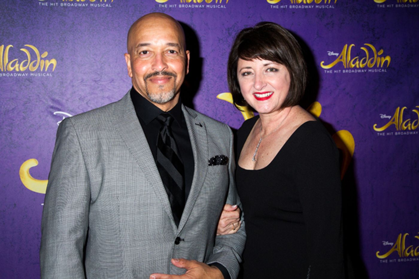 Photo Coverage: 5 Genies (and Disney Alumni) Celebrate ALADDIN's 5th Anniversary on Broadway!  Image