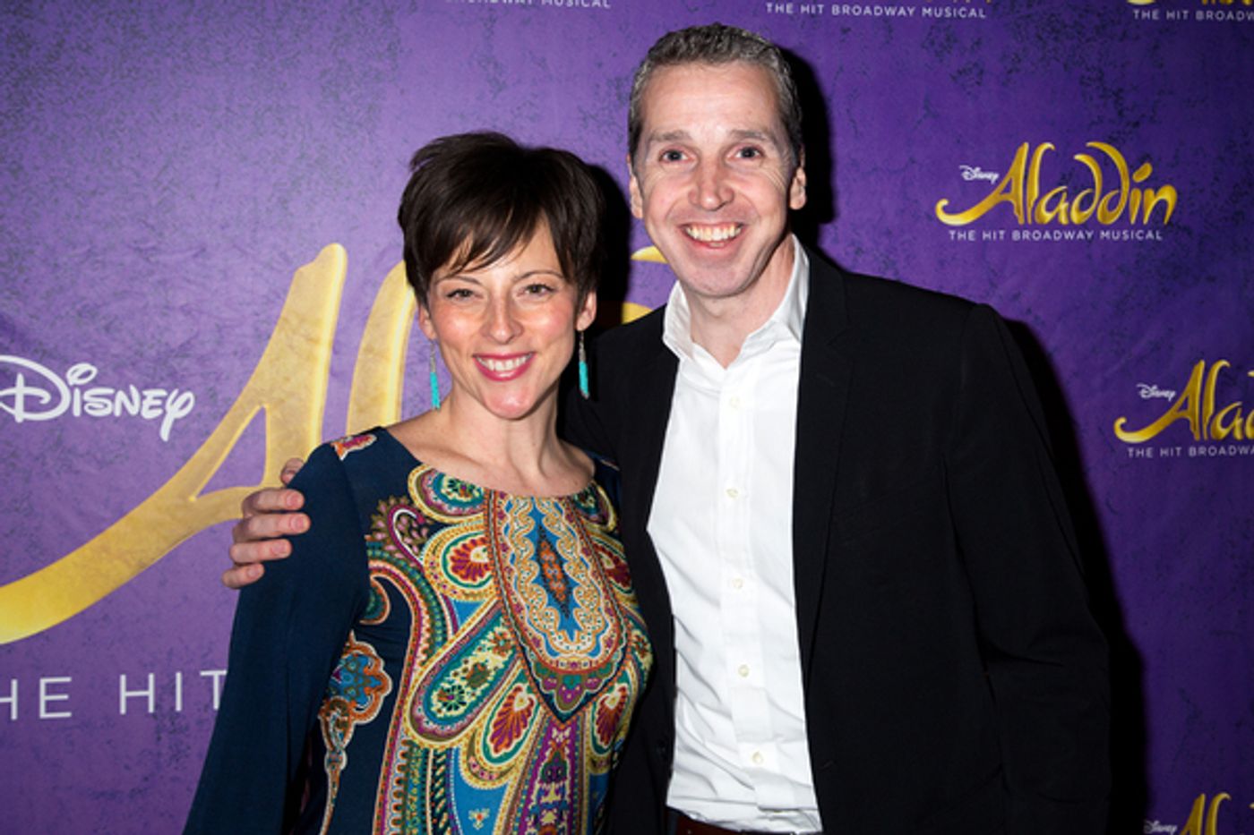 Photo Coverage: 5 Genies (and Disney Alumni) Celebrate ALADDIN's 5th Anniversary on Broadway!  Image