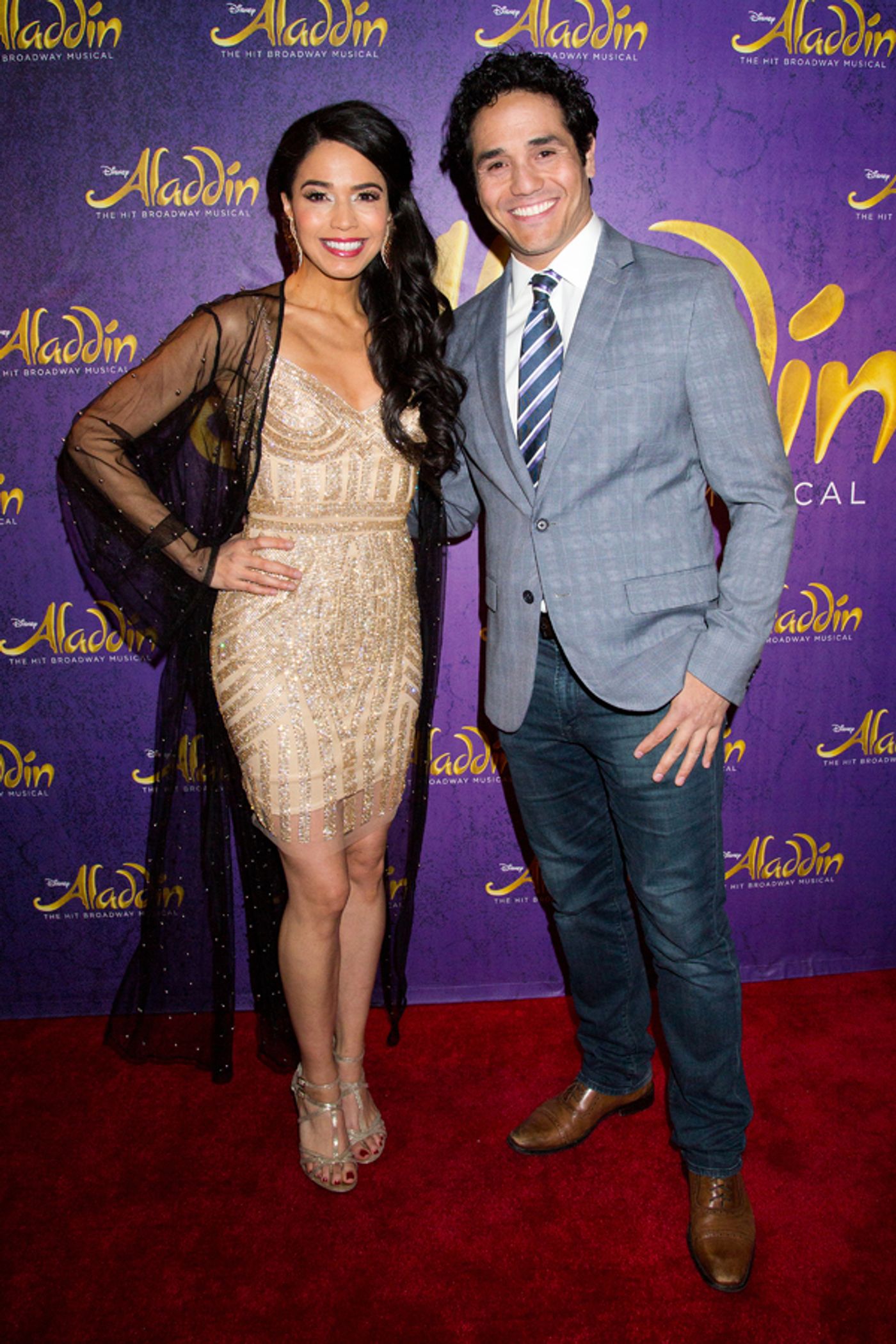 Photo Coverage: 5 Genies (and Disney Alumni) Celebrate ALADDIN's 5th Anniversary on Broadway!  Image