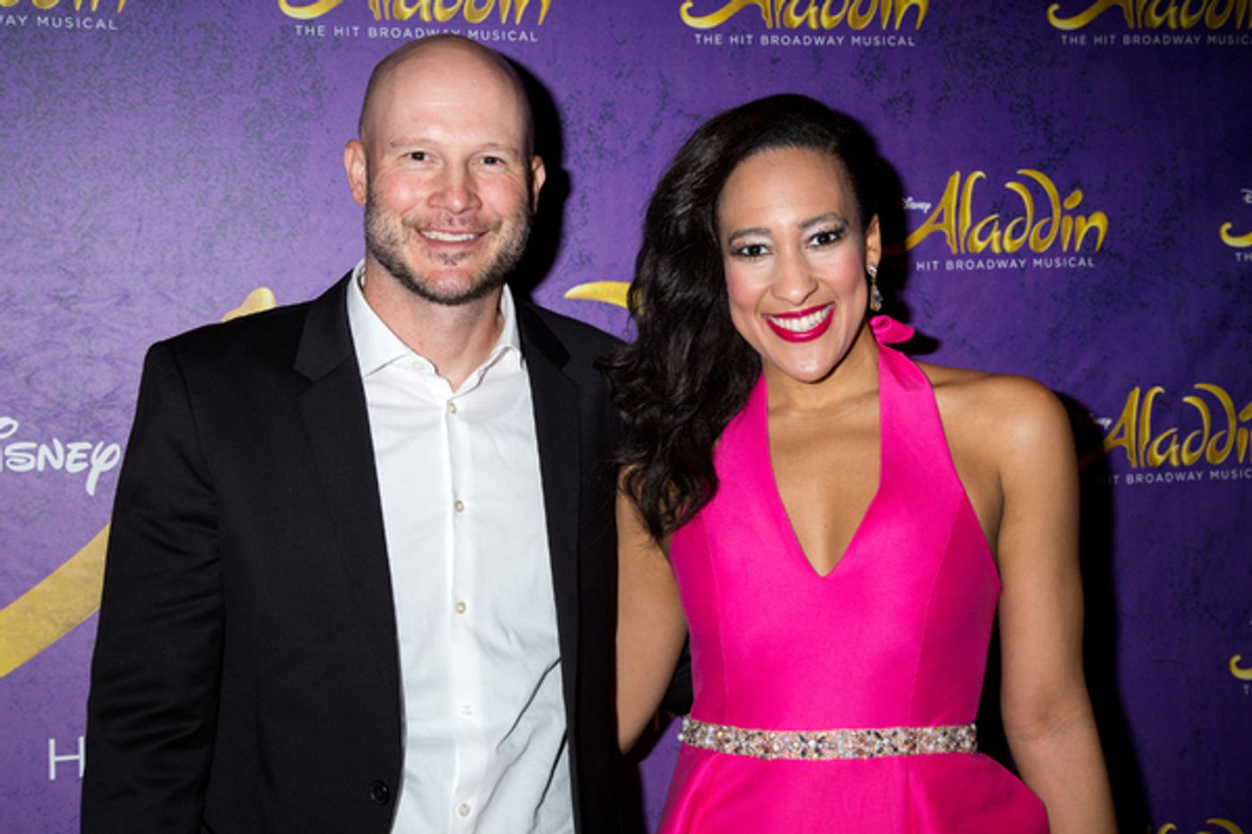 Photo Coverage: 5 Genies (and Disney Alumni) Celebrate ALADDIN's 5th Anniversary on Broadway!  Image
