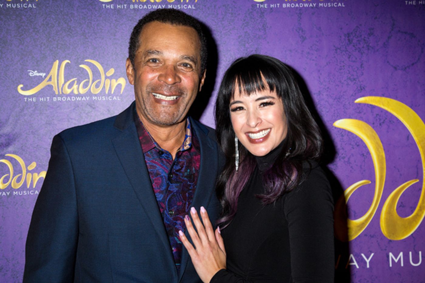 Photo Coverage: 5 Genies (and Disney Alumni) Celebrate ALADDIN's 5th Anniversary on Broadway!  Image