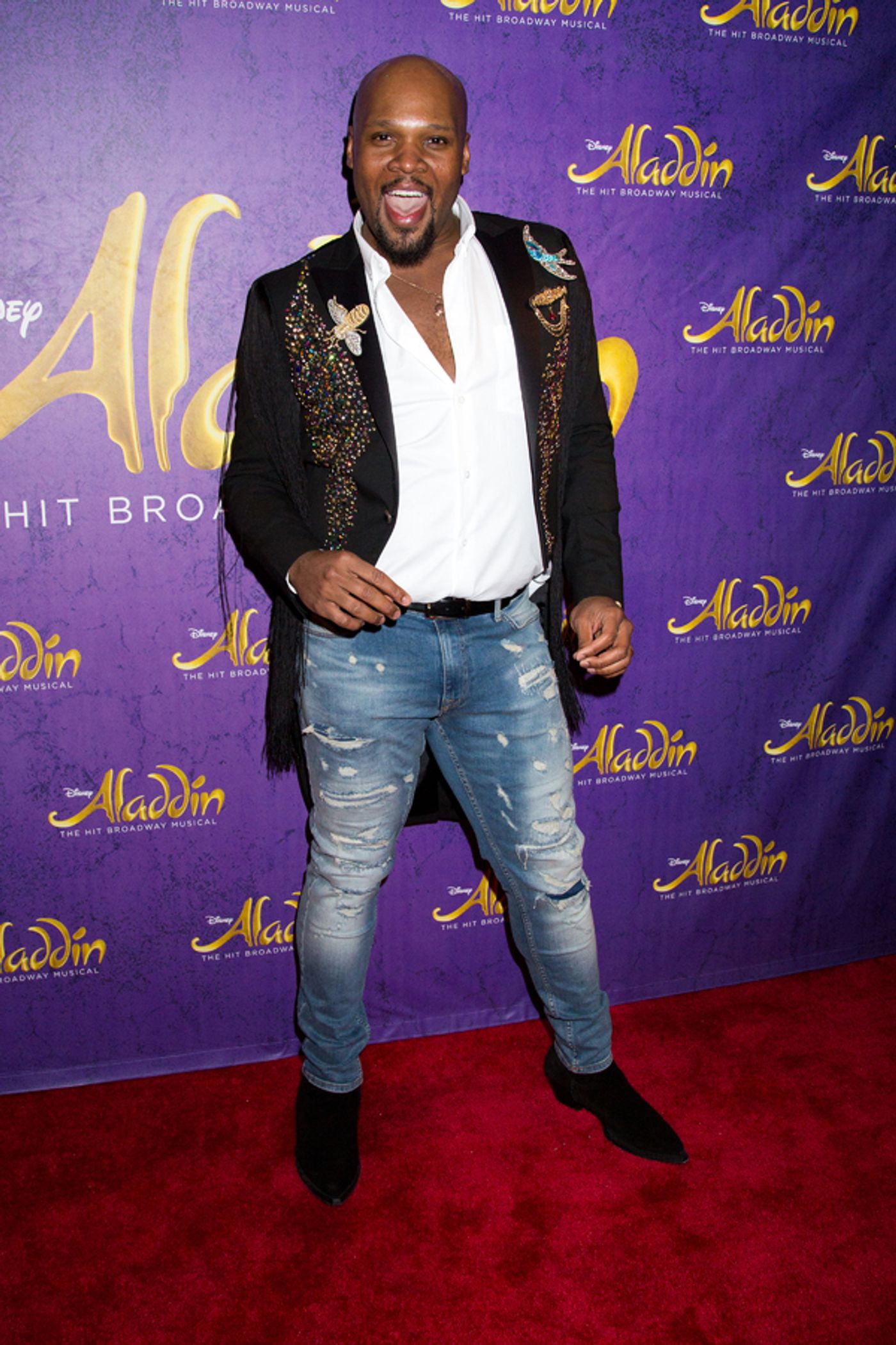 Photo Coverage: 5 Genies (and Disney Alumni) Celebrate ALADDIN's 5th Anniversary on Broadway!  Image