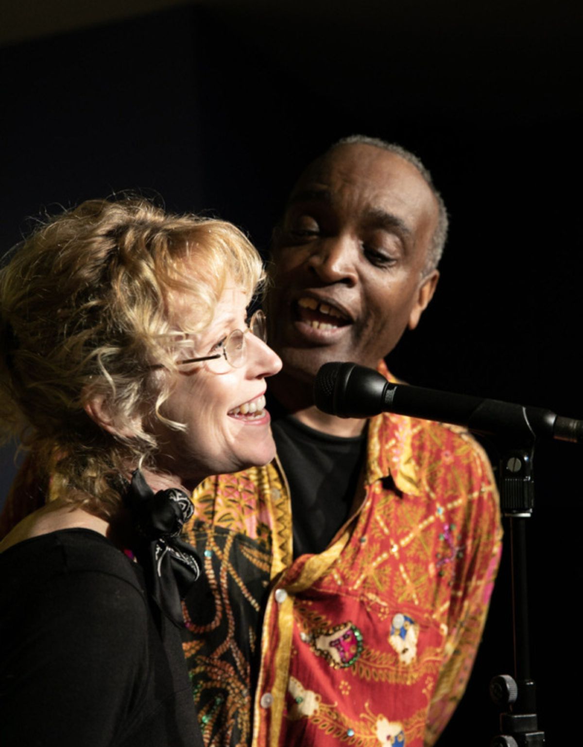 Kim Leeson and Ray Shell sing Only You from Starlight Express at Spoonfed NYC. Photo by Sekou Luke Studio.  at 