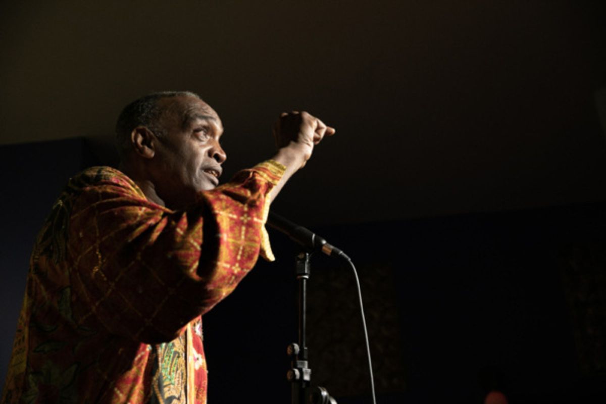 Ray Shell sings Starlight Express at Spoonfed NYC. Photo by Sekou Luke Studio.  at 