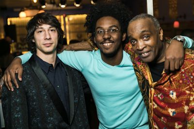 Rapper/songwriter Oh Delvalley, videographer S Zachary Knox, and Ray Shell. Photo by  Photo