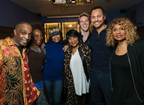 Left to right: Ray Shell, Lynna''movingstar, Alfa Anderson, Norma Jean Wright, Christ Photo
