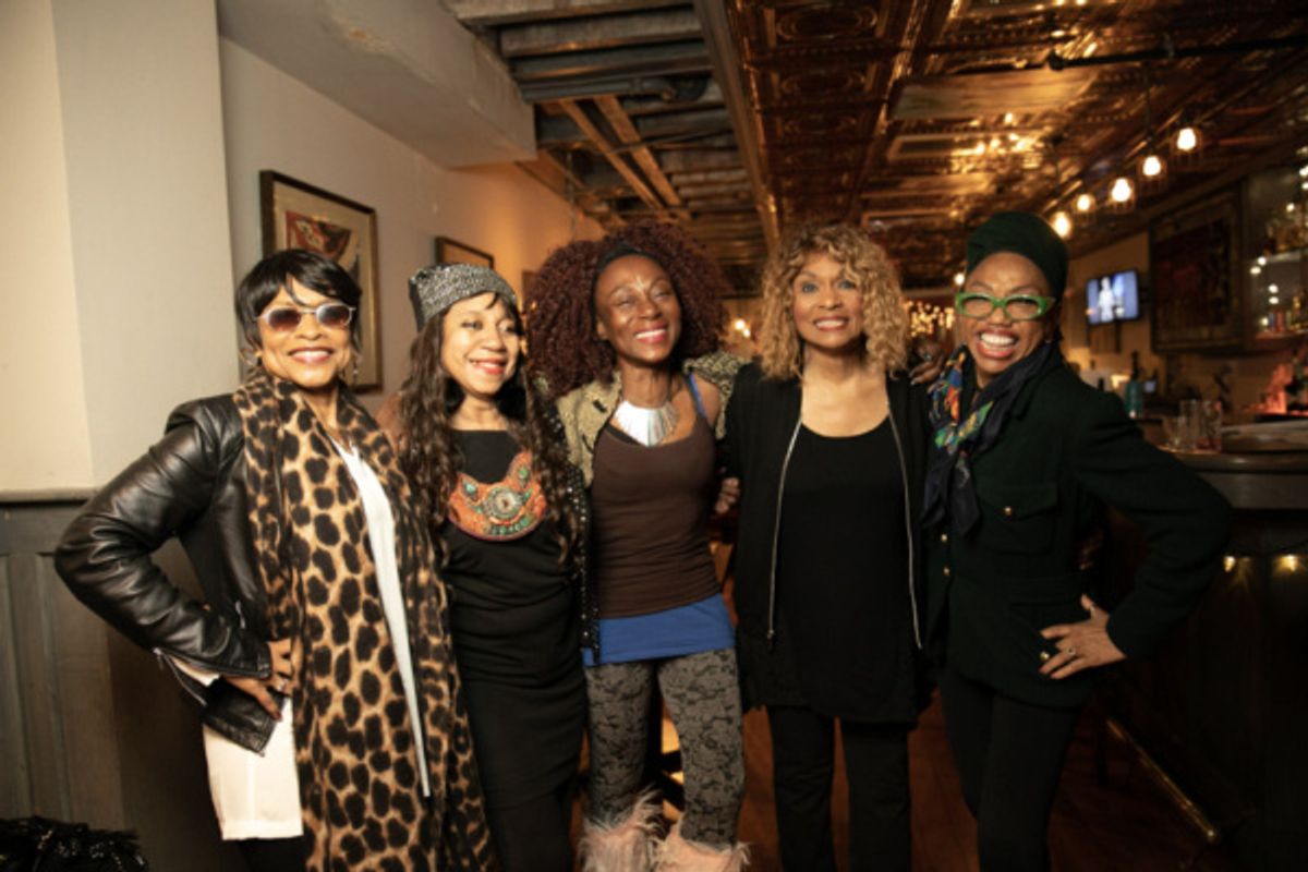 Left to right: Norma Jean Wright, Sevaria, Lynna''movingstar, Vivian Reed, and Joshie Jo Armstead. Photo by Sekou Luke Studio.  at 