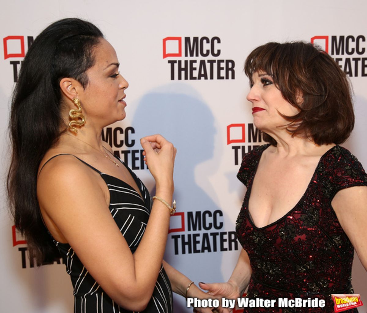 Karen Olivo and Beth Leavel  at 
