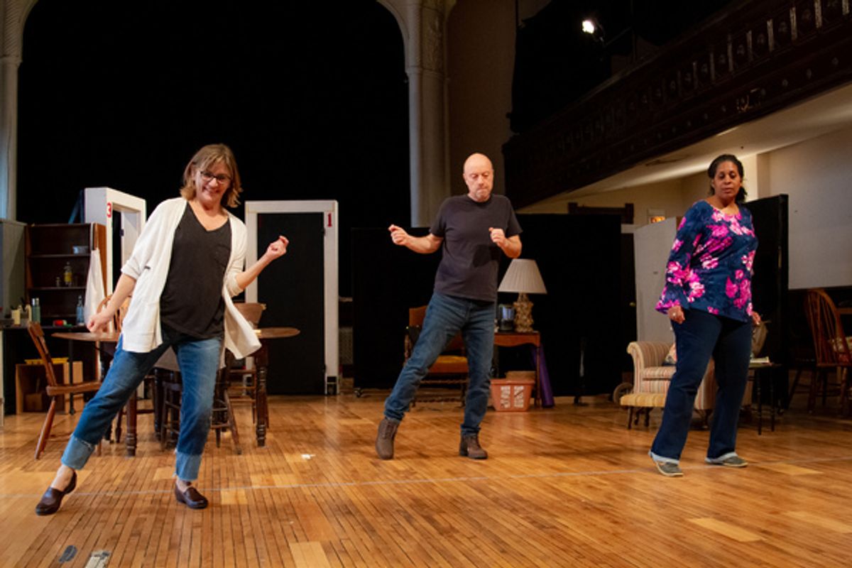 Janet Ulrich Broooks, Yasen Peyankov and Ora Jones at 