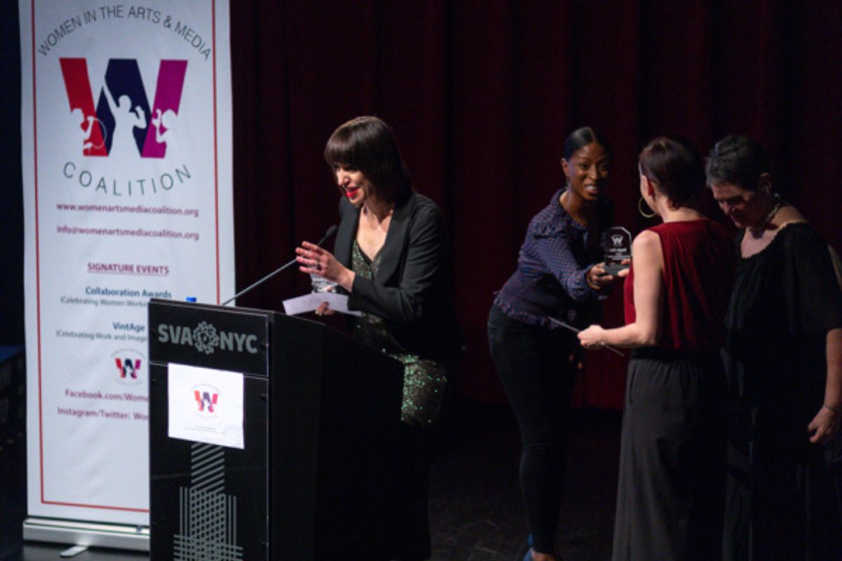 Ophira Eisenberg and Maggie Cino at 