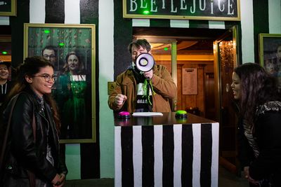 Alex Brightman host first of weekly Live Game Shows in front of the Winter Garden The Photo