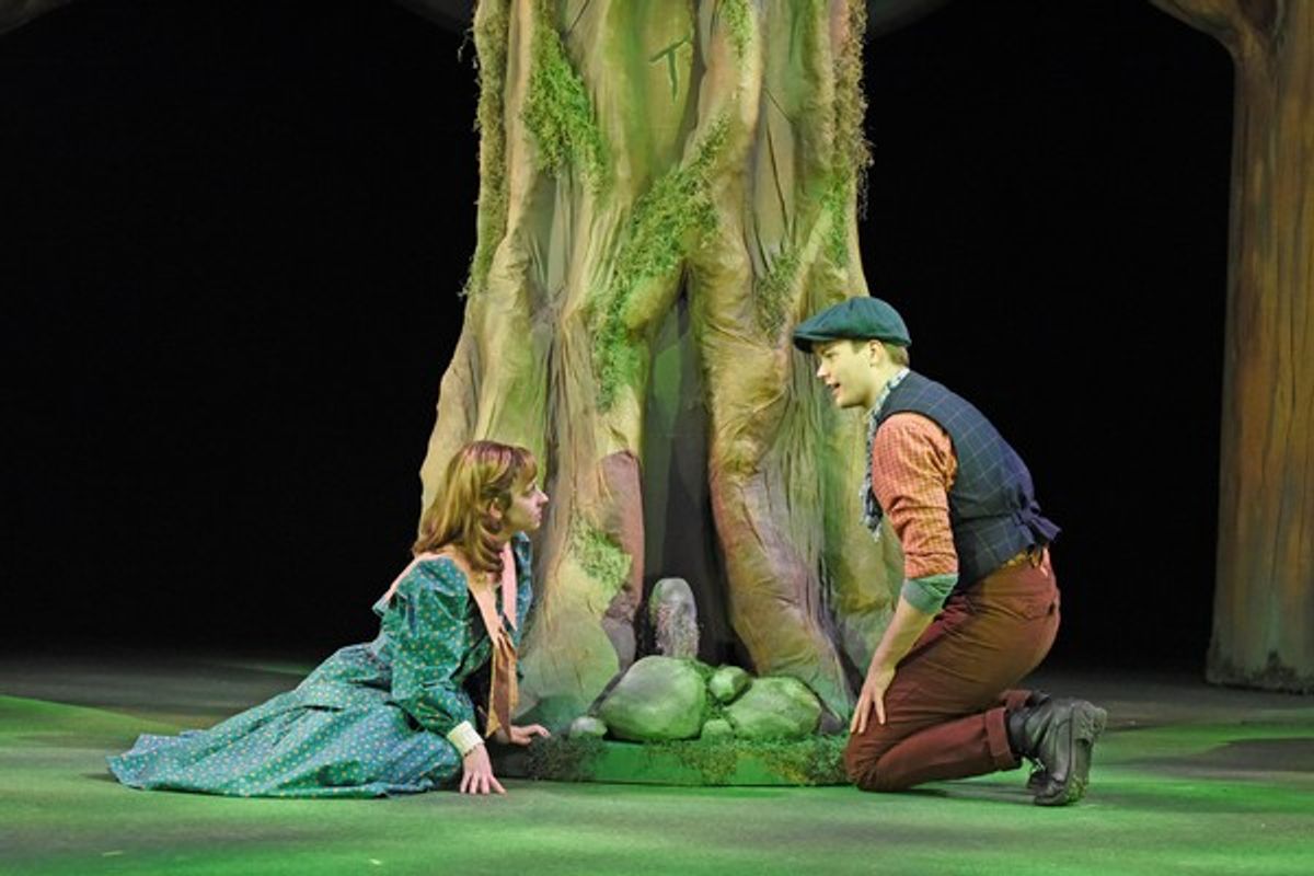  Katy Tye (Winnie Foster) and David Allen Norton (Jesse Tuck) at 