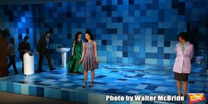 Megan Hill, Tiffany Villarin and Jeanne Sakata with cast  Photo