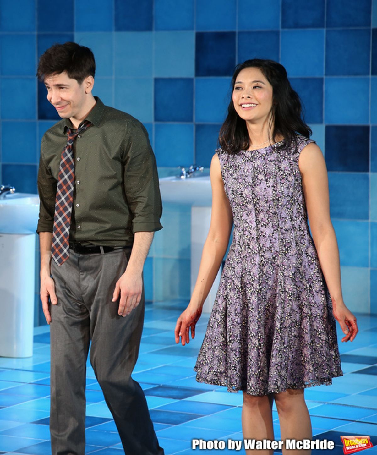 Justin Long and Tiffany Villarin at 