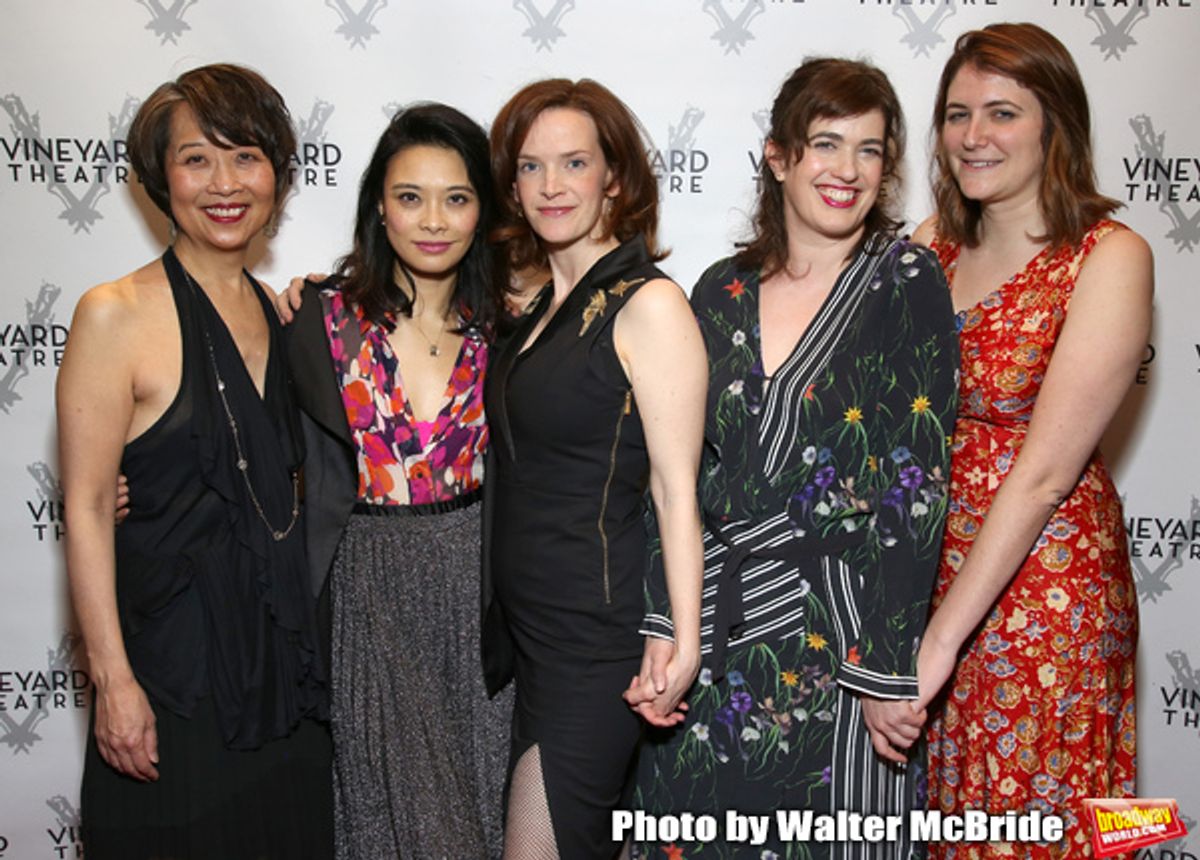 Jeanne Sakata, Tiffany Villarin, Margot Bordelon, Megan Hill and Mara Nelson-Greenberg at 