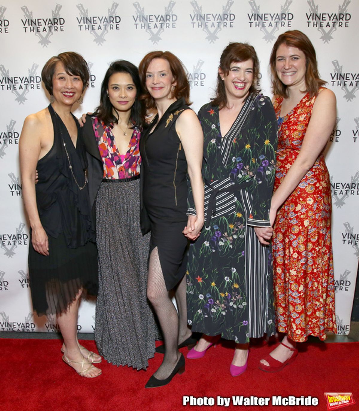 Jeanne Sakata, Tiffany Villarin, Margot Bordelon, Megan Hill and Mara Nelson-Greenberg at 