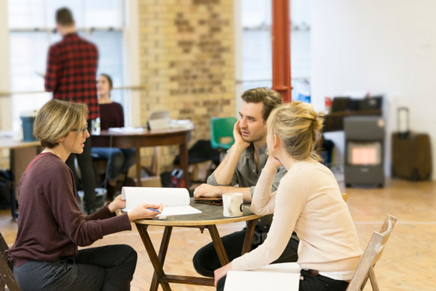 Photo Flash: Inside Rehearsal For Theatr Clwyd and Menier Chocolate Factory's ORPHEUS DESCENDING  Image