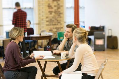 Tamara Harvey, Seth Numrich, Hattie Morahan Photo