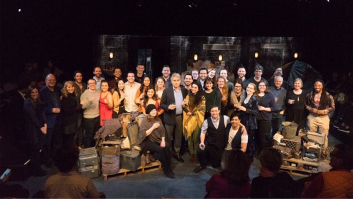 Faculty, Staff, Administration and third-year students of the Actors Studio Drama School at opening night of the 2019 ASDS Repertory Season. at 