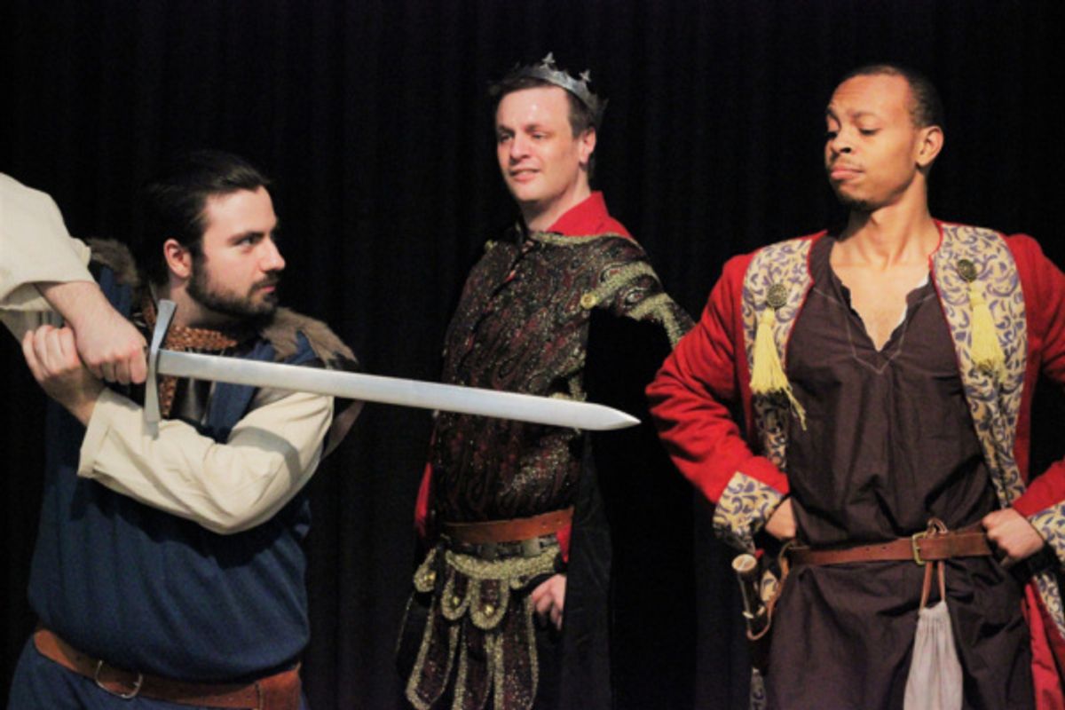 John Quigley, Scott Clay, and Jabari Johnson at 