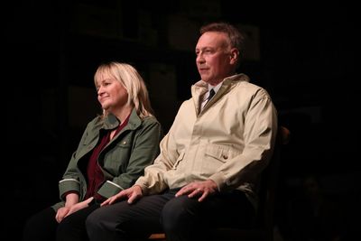 Julia Gibson as Lil Bit and Jeffrey Blair Cornell as Uncle Peck Photo