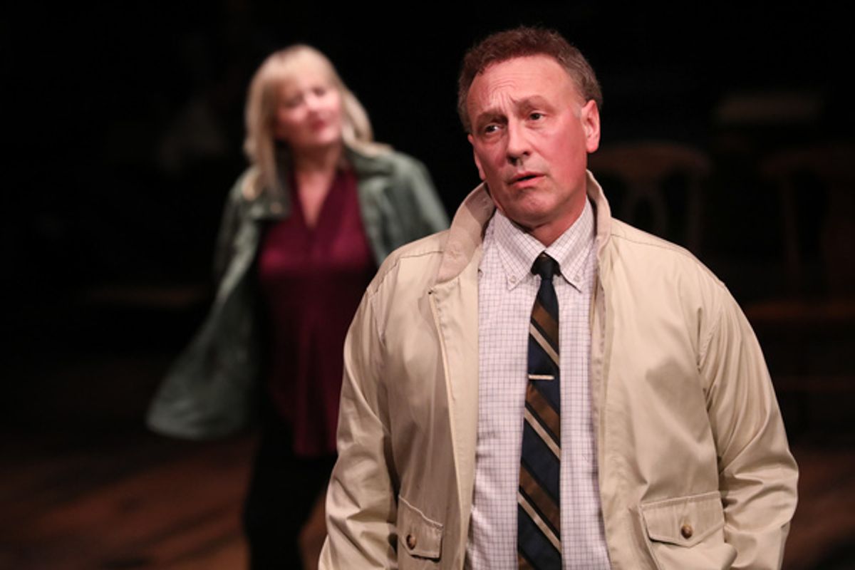 Jeffrey Blair Cornell as Uncle Peck with Julia Gibsons Lil Bit at 