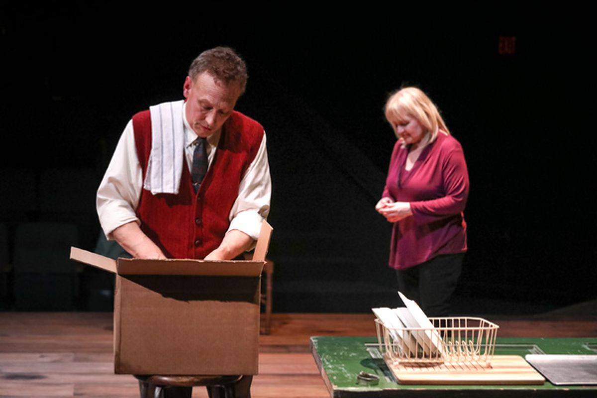 Jeffrey Blair Cornell as Uncle Peck and Julia Gibson as Lil Bit  at 