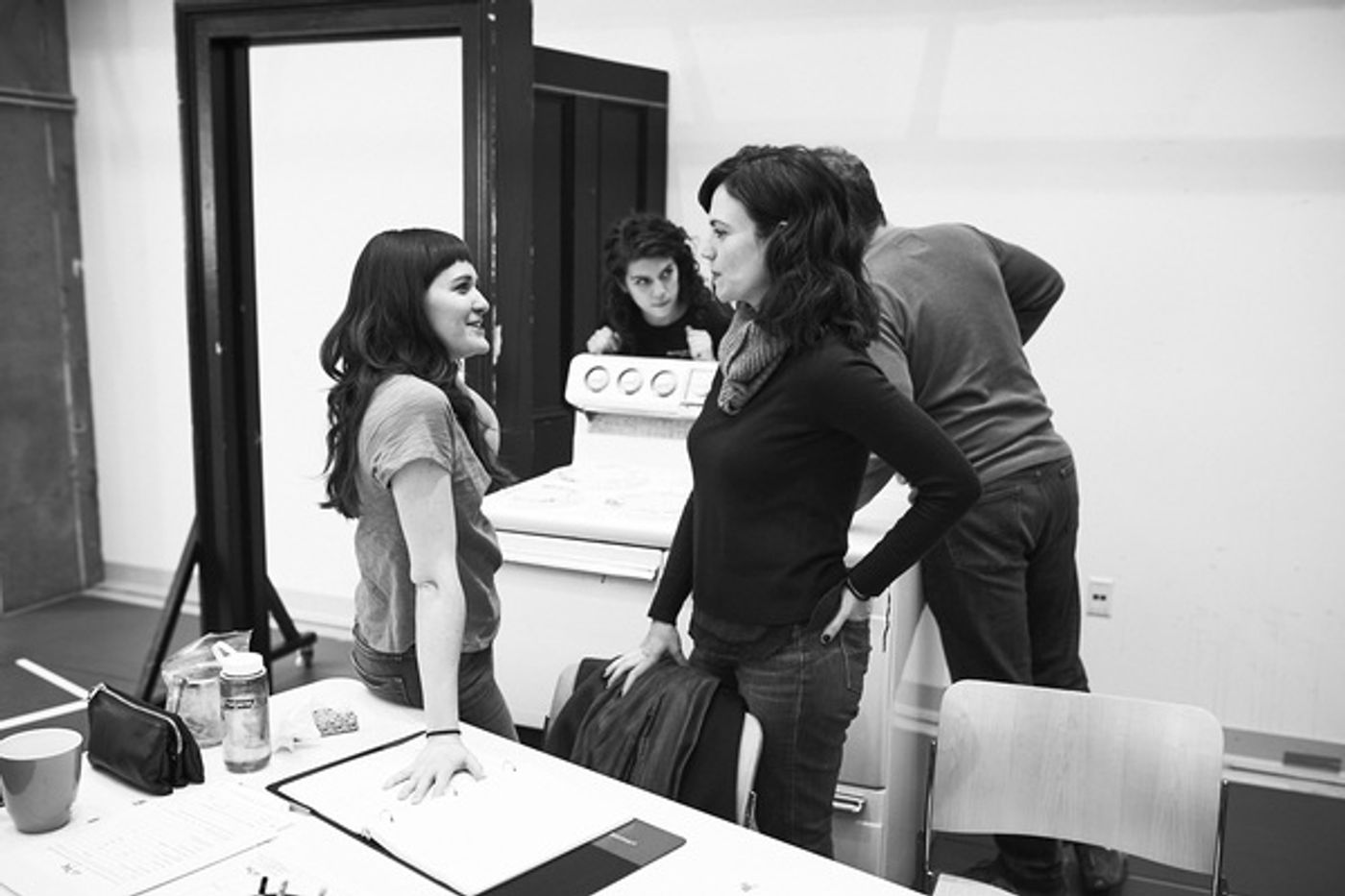 Photo Flash: Rehearsals Begin For THE CURSE OF THE STARVING CLASS At Signature Theatre  Image