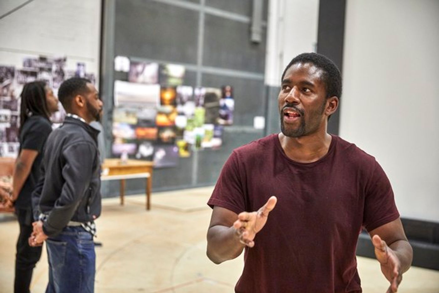 Photo Flash: Inside Rehearsal For SMALL ISLAND at the National Theatre  Image