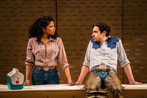 Rebecca Naomi Jones & Damon Daunno @ BroadwayWorld Rebecca Naomi Jones & Damon Daunno Photo