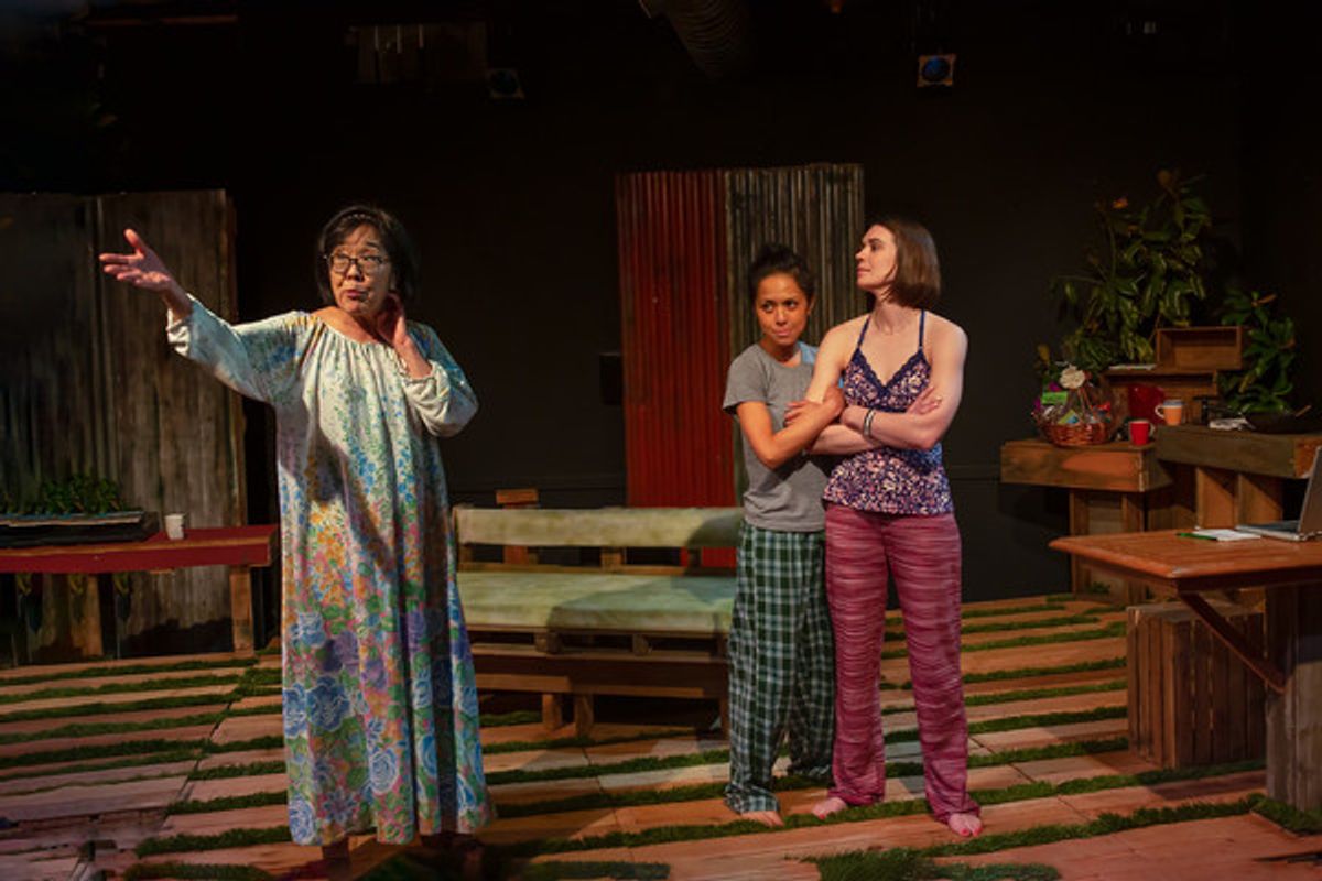 Sharon Omi, Amielynn Abellera, and Kimberly Alexander at 