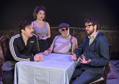 Matt Wolpe, Emily Goglia, Adrian Sparks and Jeremy Kahn Photo