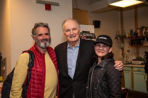 Steven Skybell, Alan Alda, Jennifer Babiak Photo