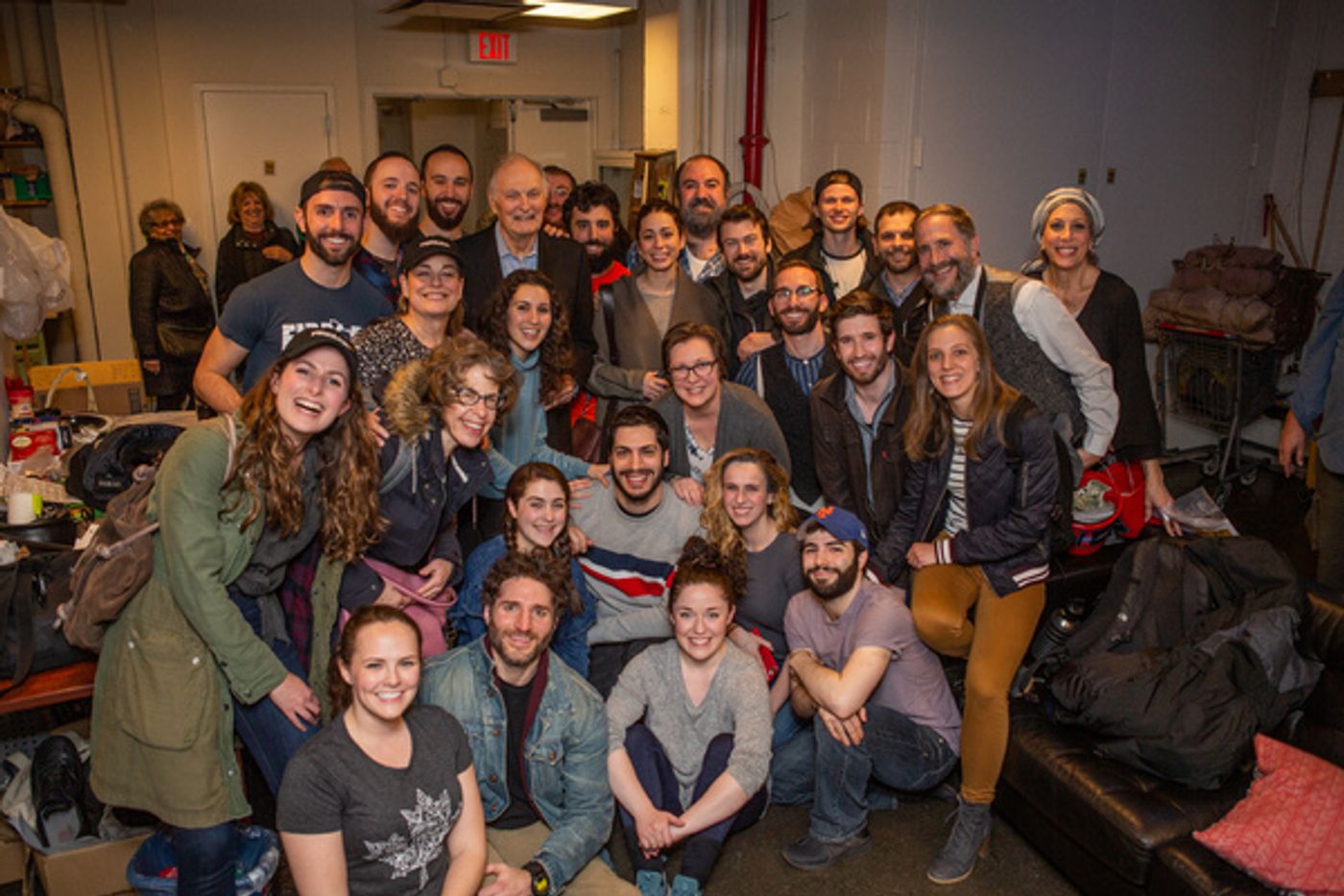 Photo Flash: Alan Alda Visits FIDDLER ON THE ROOF  Image