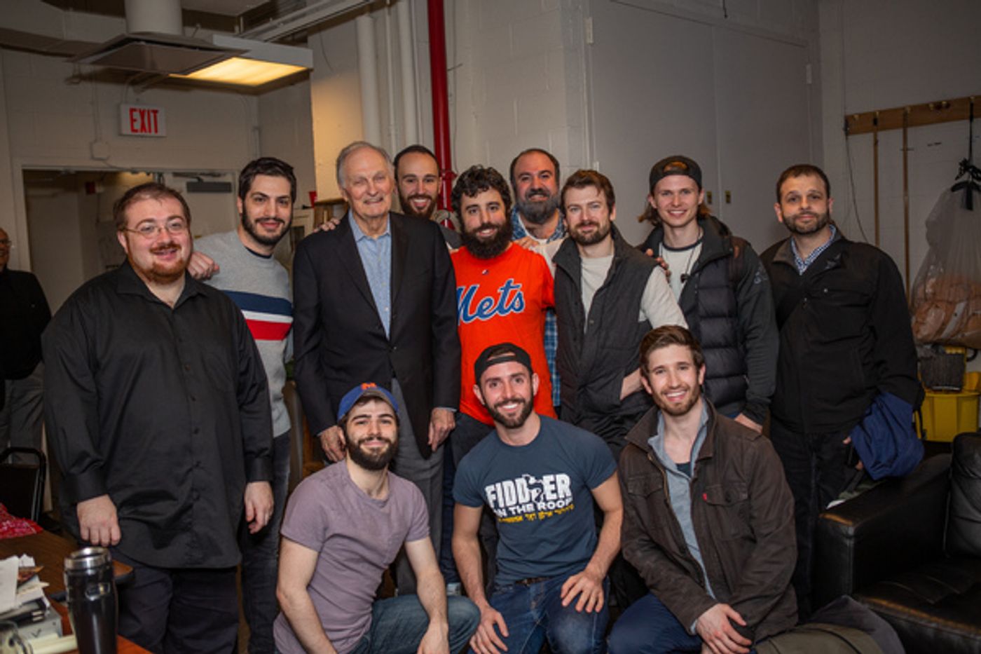 Photo Flash: Alan Alda Visits FIDDLER ON THE ROOF  Image