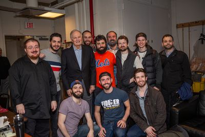 The cast with Alan Alda Photo