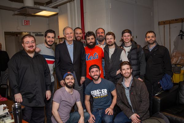 The cast with Alan Alda Photo